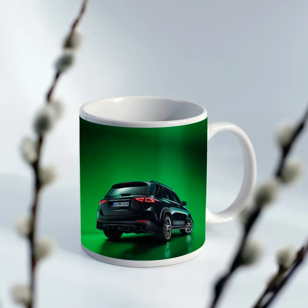 Mercedes AMG GLE Green Neon Studio – Mugs